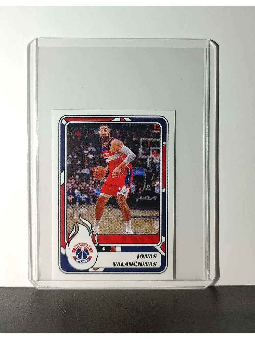 Jonas Valanciunas 2024-25 Panini NBA #284 Sticker Card Washington Wizards